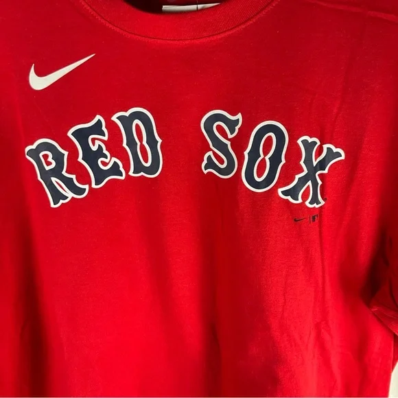Nike Boston Red Sox’s Men’s Large Red Trevor Story #10 Short Sleeve T-Shirt NWT - Picture 3 of 8